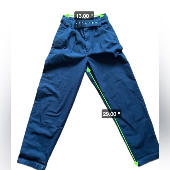 Levi’s | Washed Black Tailor High Loose Pleated Taper Mom Pants 90s Y2K Sz 25/0 - Picture 13 of 13